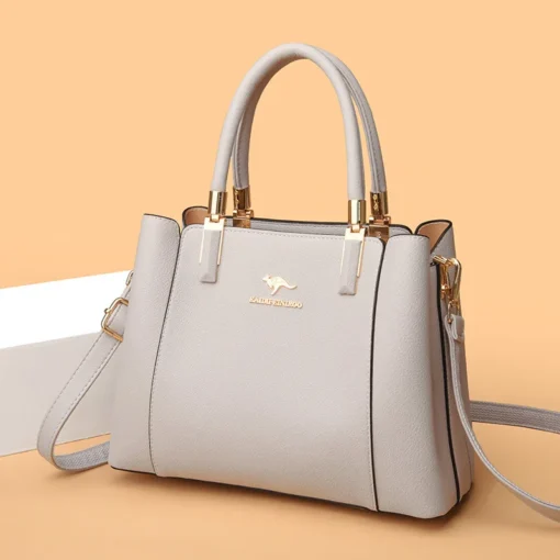 Bolsa Feminina Tote Aurora Elegance – Couro Ecológico Com Textura Natural - Image 3