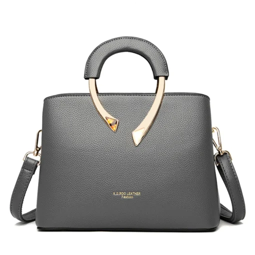 Bolsa Feminina Tote Luna Classic – Couro Ecológico Minimalista - Image 7